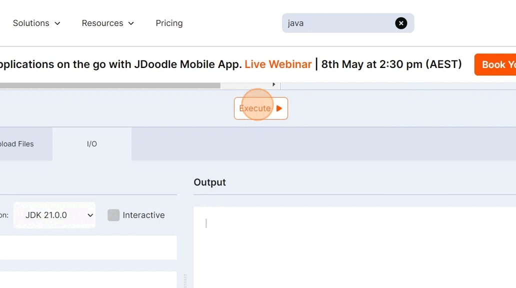 Debug with JDoodle AI